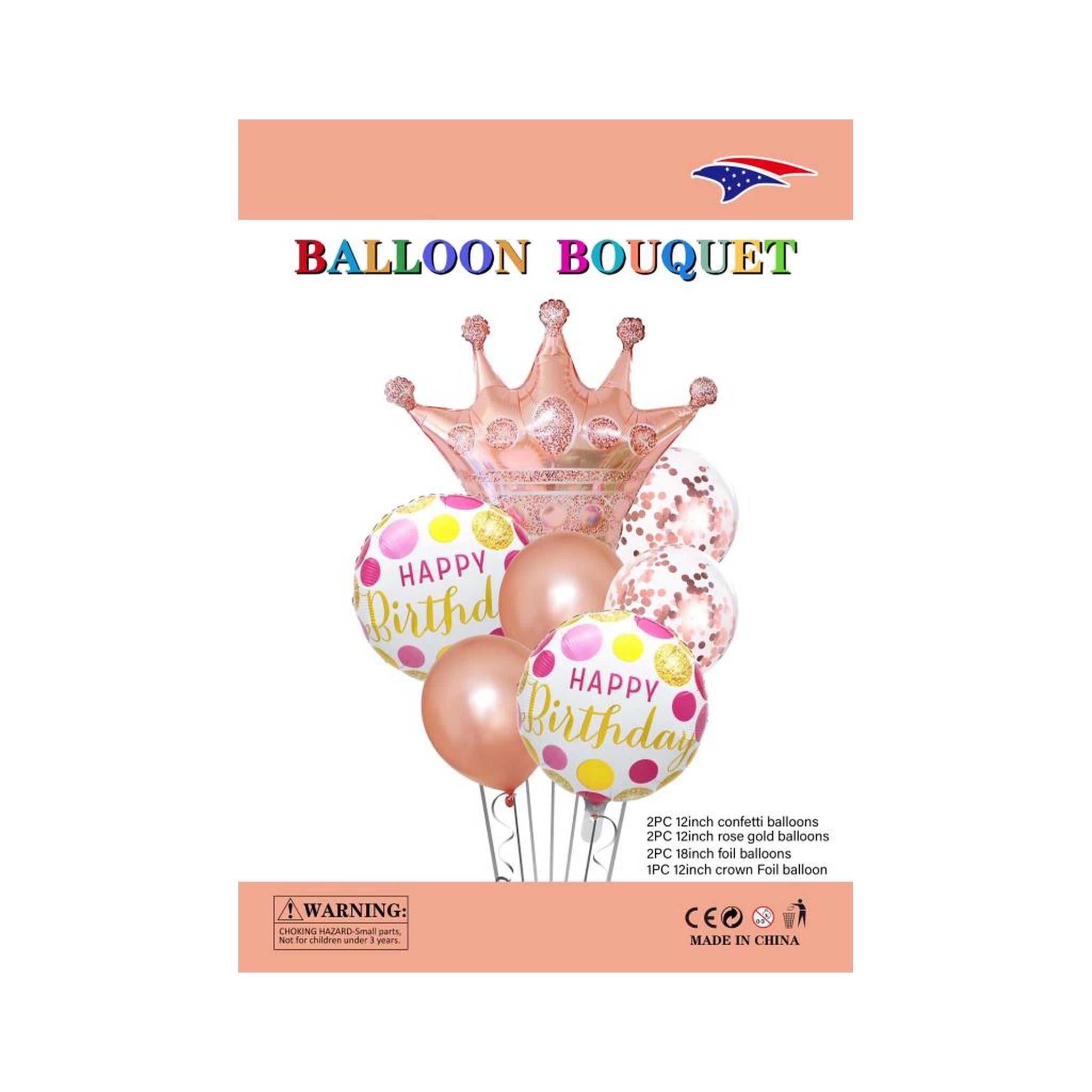 B/Bouquet Crown Rose Gold